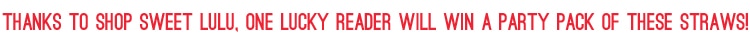 win Ice Cream Sodas + a Shop Sweet Lulu Giveaway!