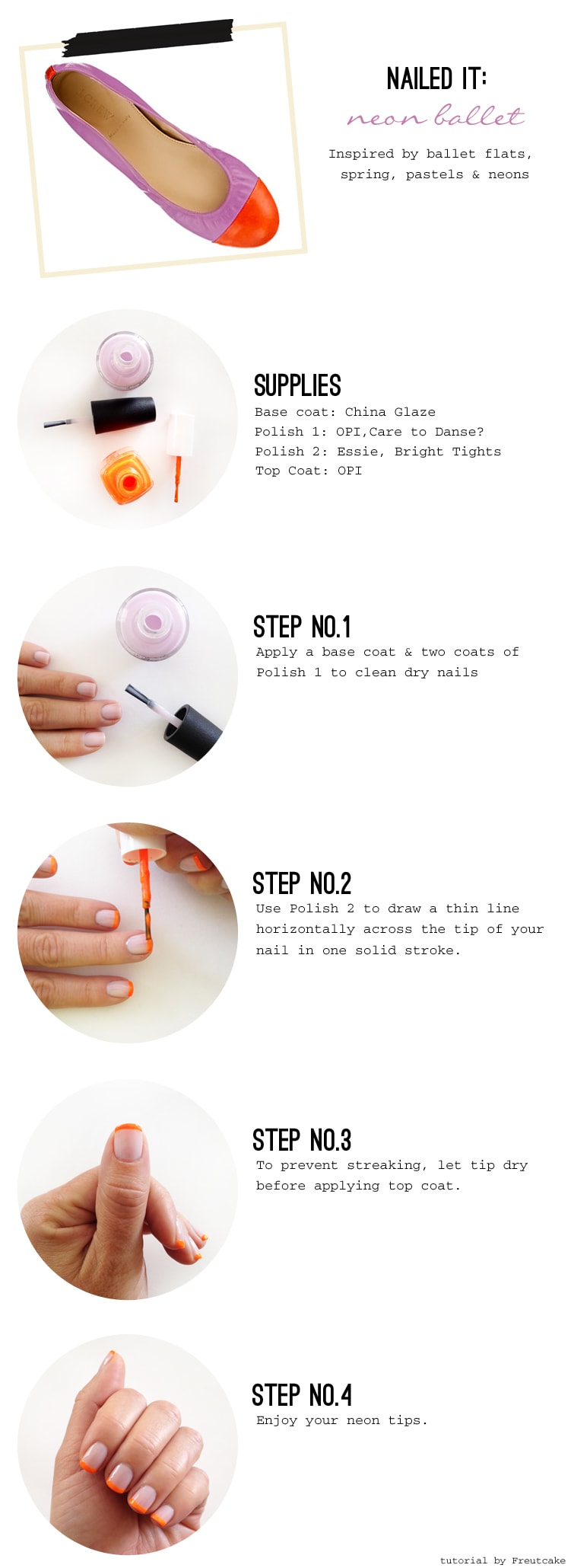 purple-orange-french-manicure purple orange french manicure {Nailed It} Neon Ballet