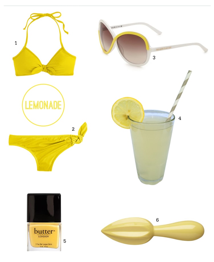 lemonade yellow style Summer Lemonade Style