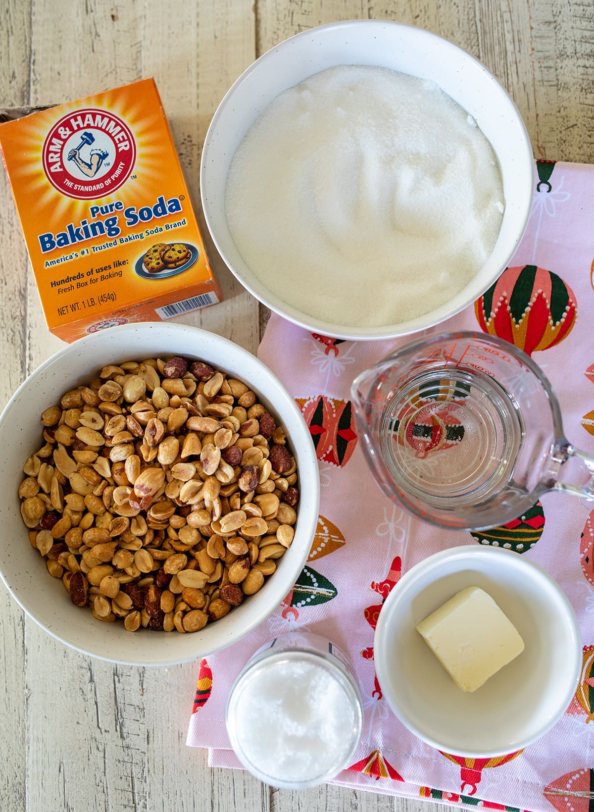 Ingredients in Homemade Peanut Brittle