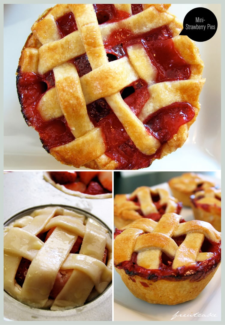 Craving: Mini Strawberry Pies • Freutcake