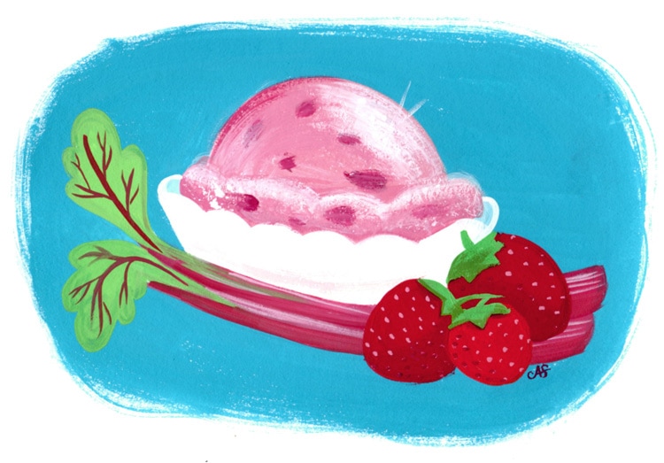Strawberry-Rhubarb-Ice-Cream