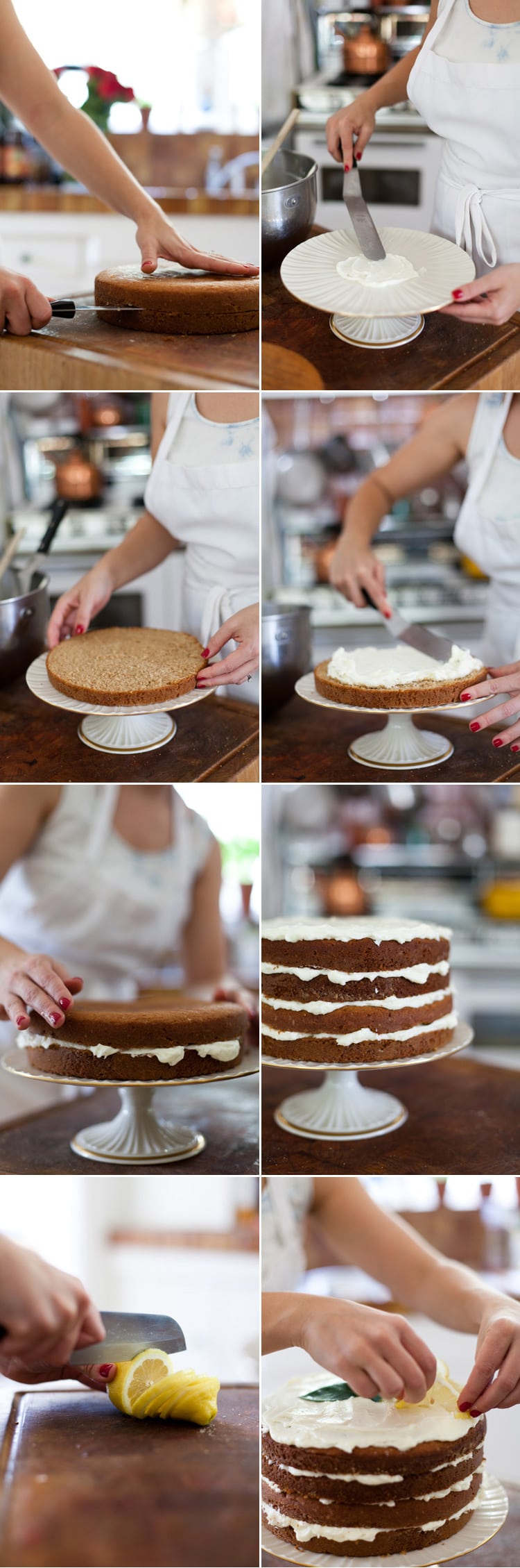 How to Assemble a layer cake