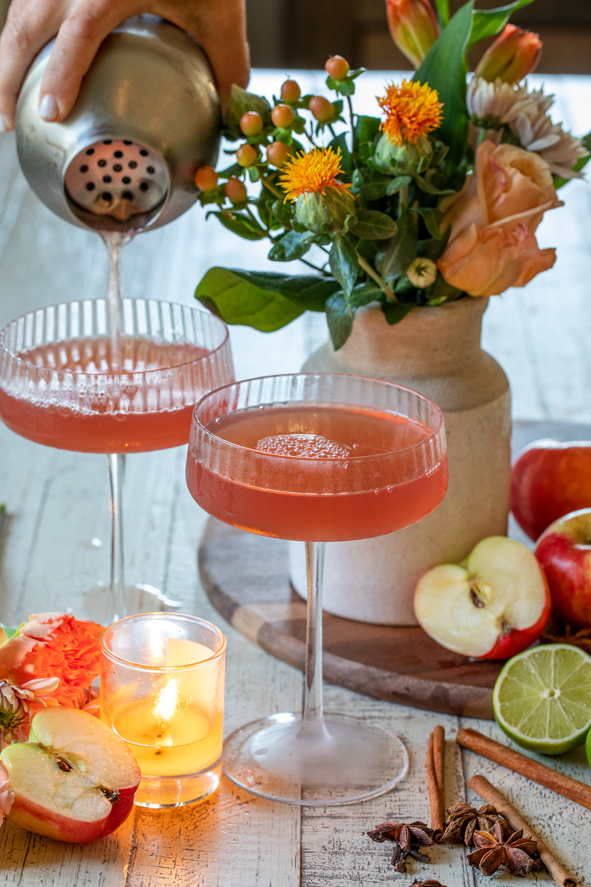 Spiced Cranberry Apple Martini