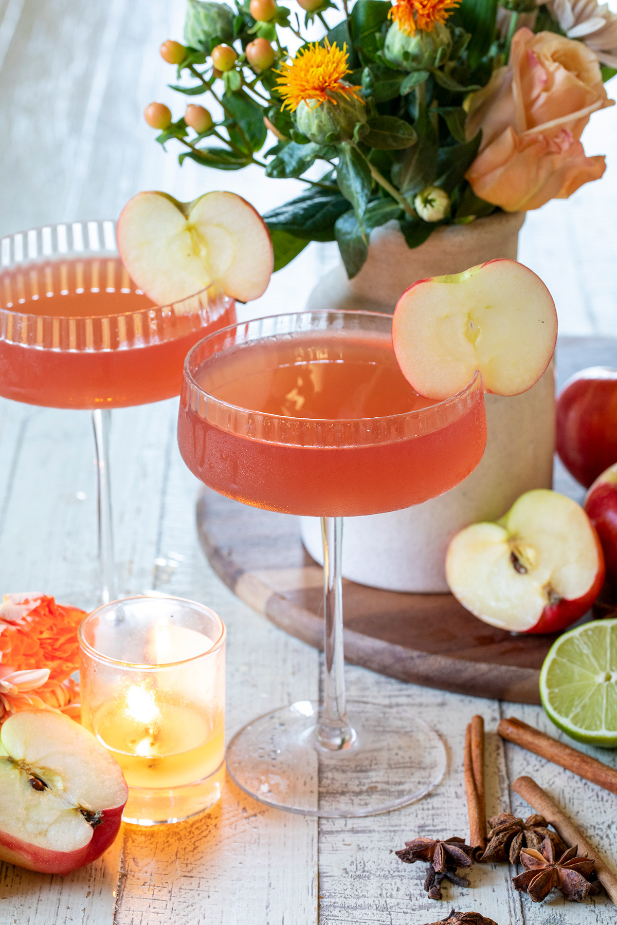 Spiced Cranberry and Apple Martini