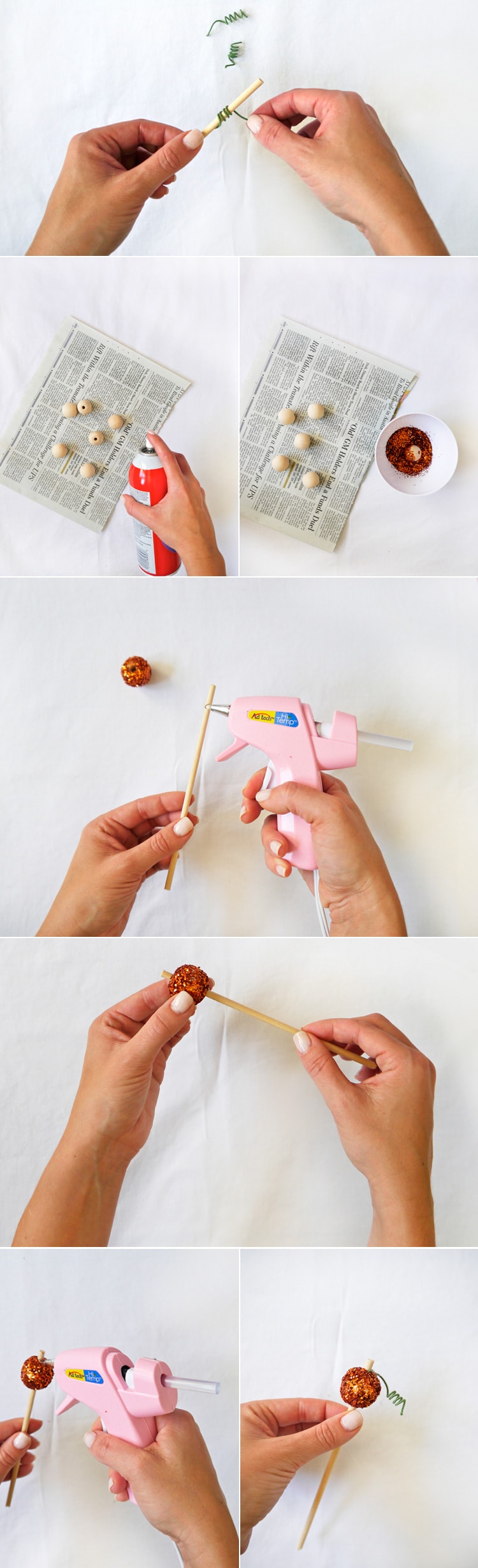 DIY Pumpkin Swizzle Sticks