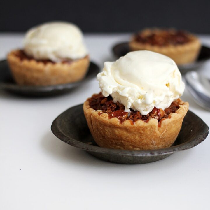 mini pecan pies