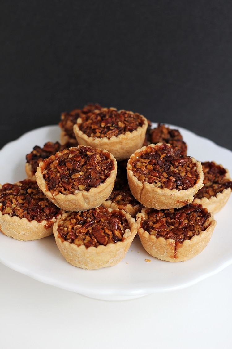 mini pecan pies