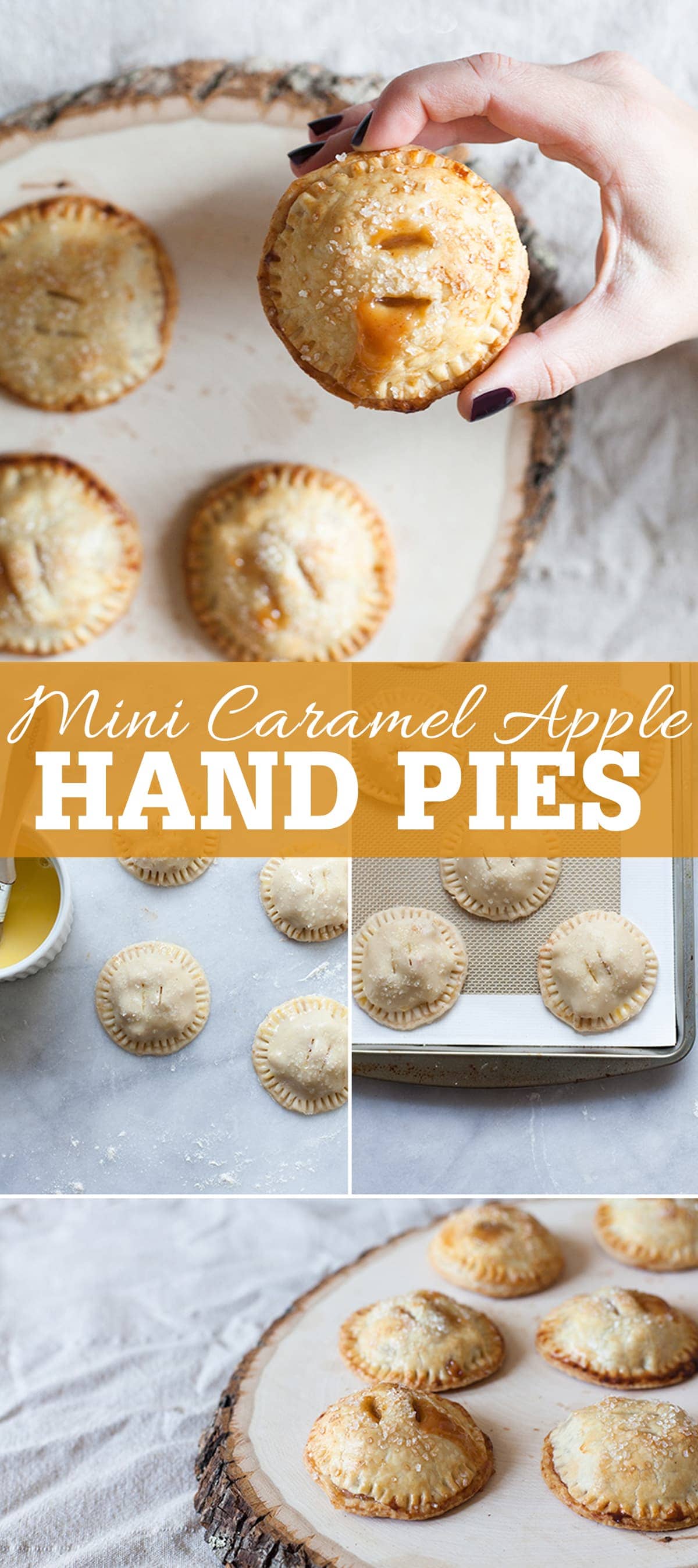 Mini Caramel Apple Hand Pies