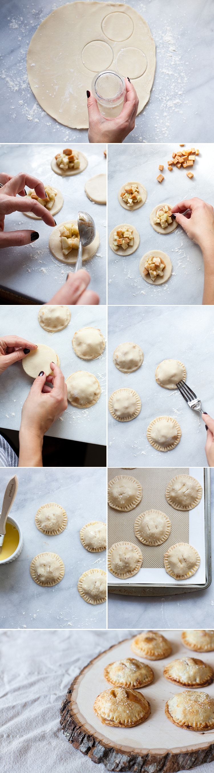 Mini Caramel Apple Hand Pies