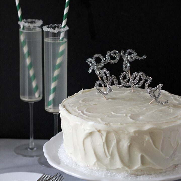 NYE cake topper