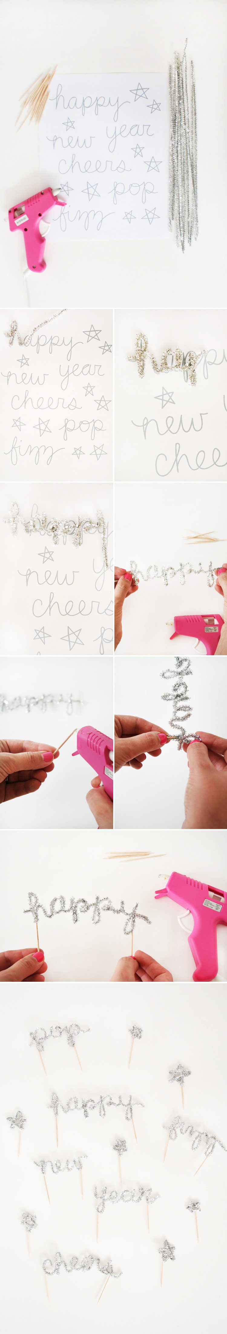 DIY cake toppers