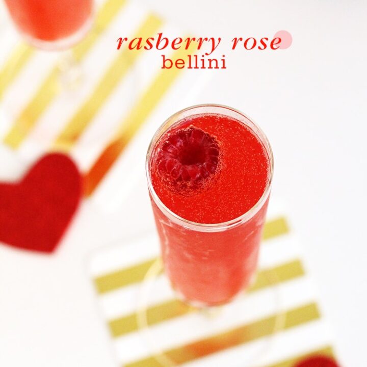Raspberry Rose Bellini