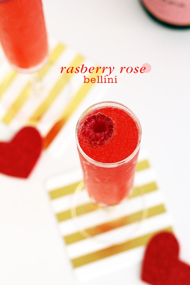 Raspberry Rose Bellini