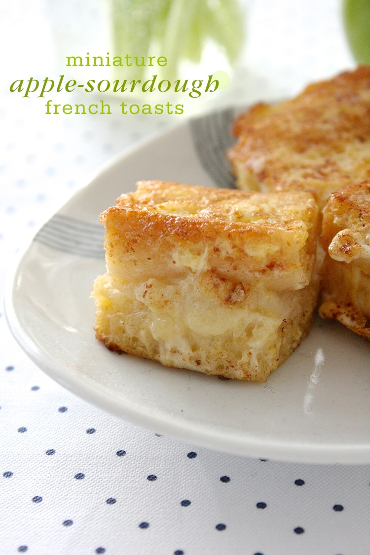 apple sourdough french toasts