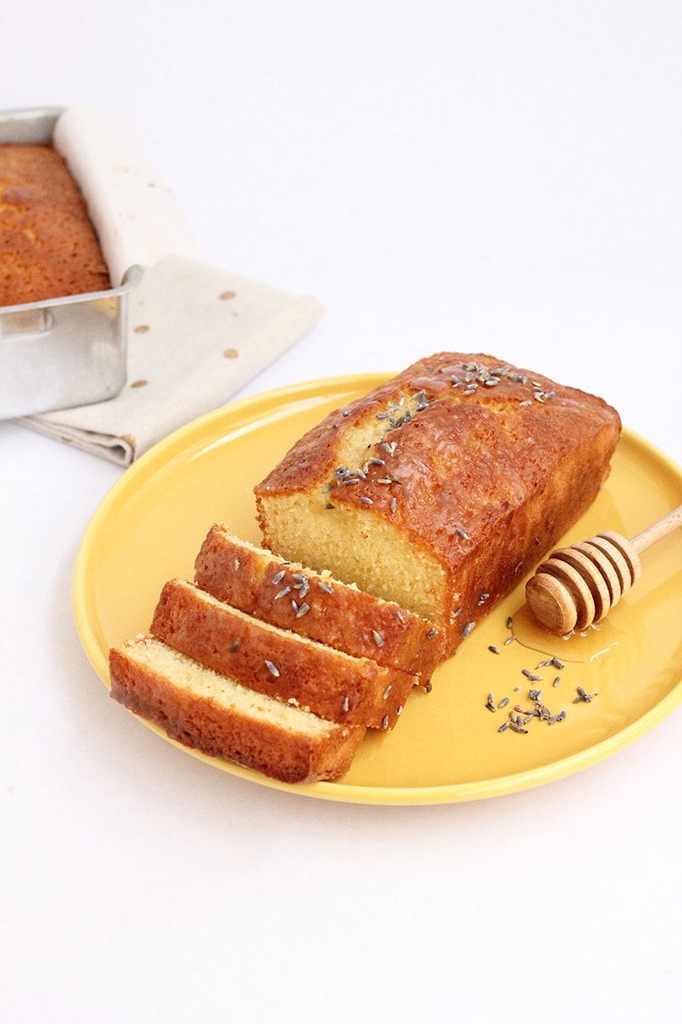 Honey Lavender Poundcake