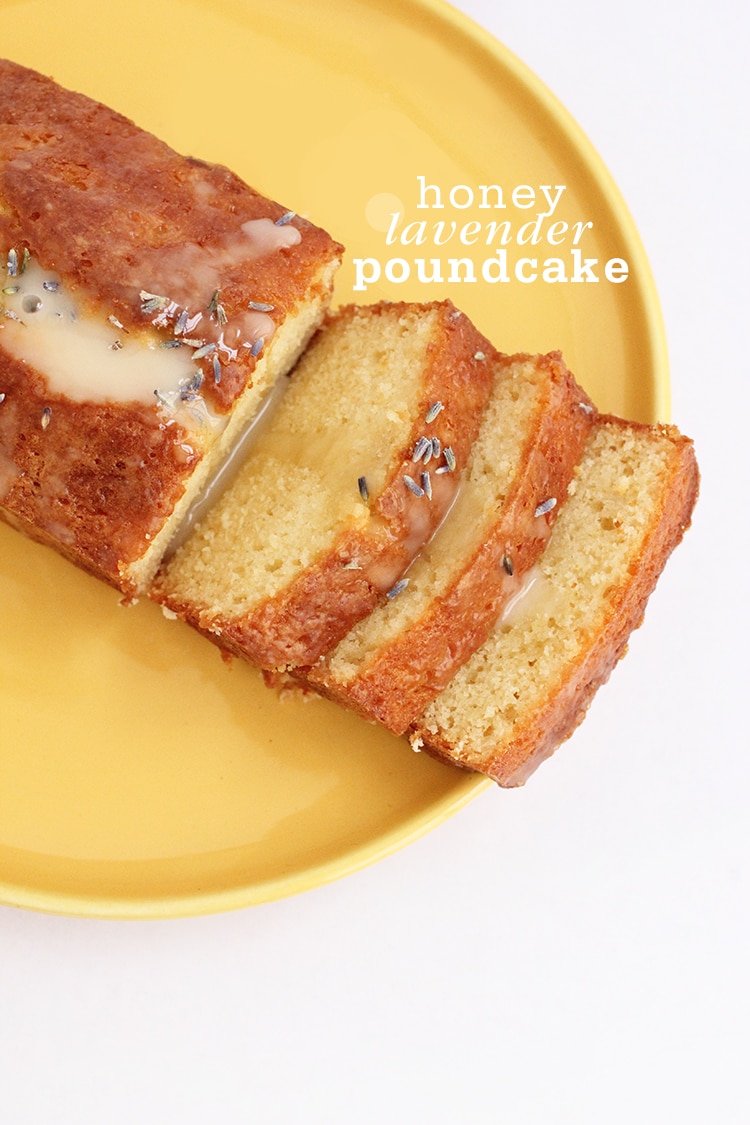 Honey Lavender Poundcake