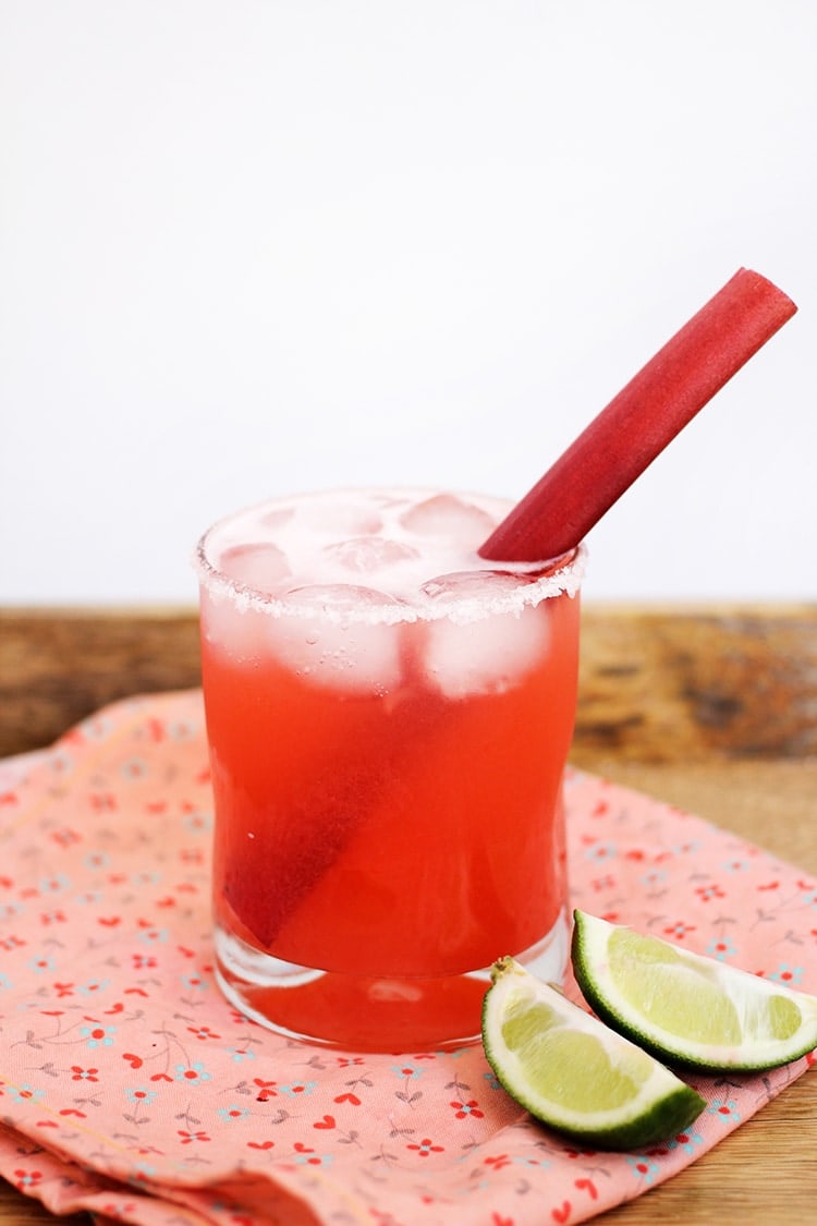 Strawberry Rhubarb Margarita