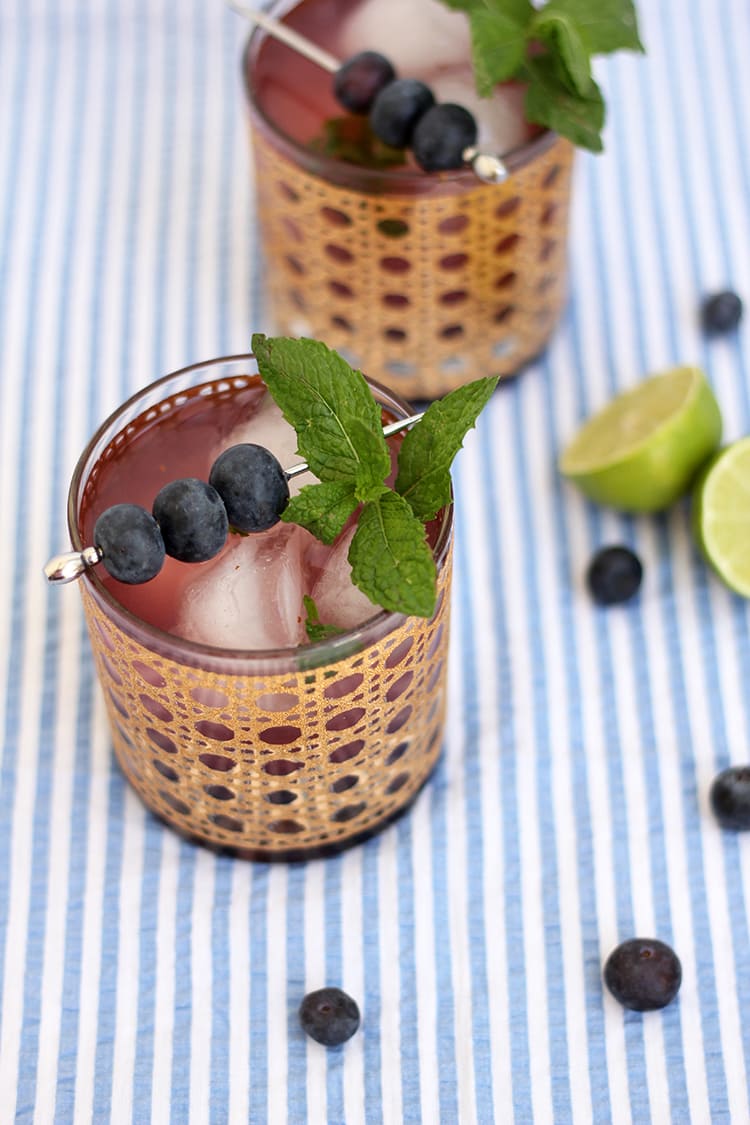 Blueberry-Mojito