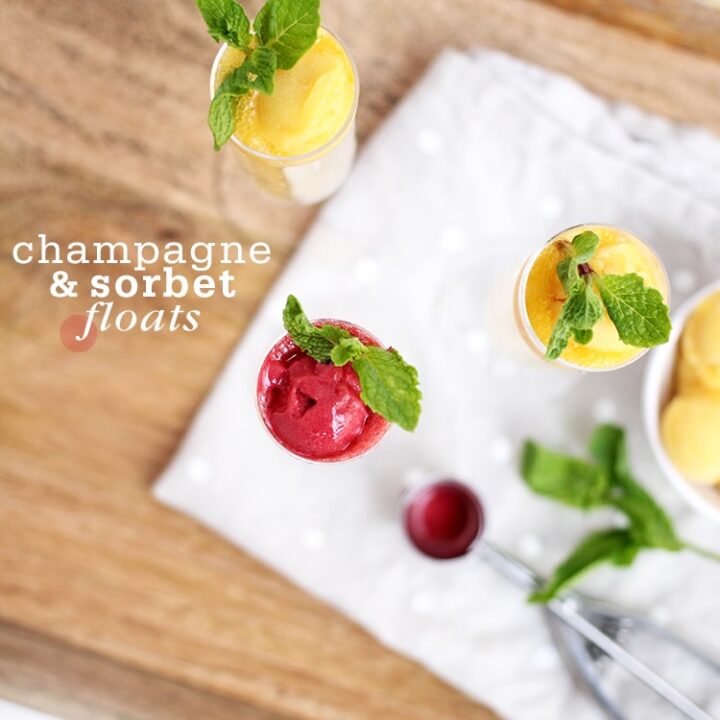 Champagne-Sorbet-Cocktails