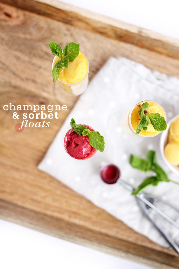 Champagne-Sorbet-Cocktails