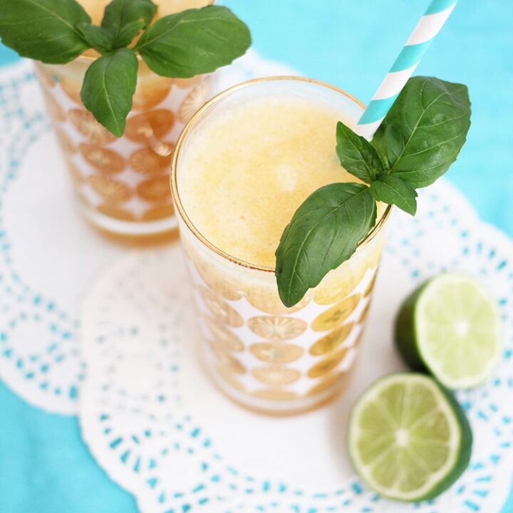 Peach Basil Daiquiri