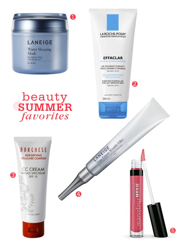 summer beauty products