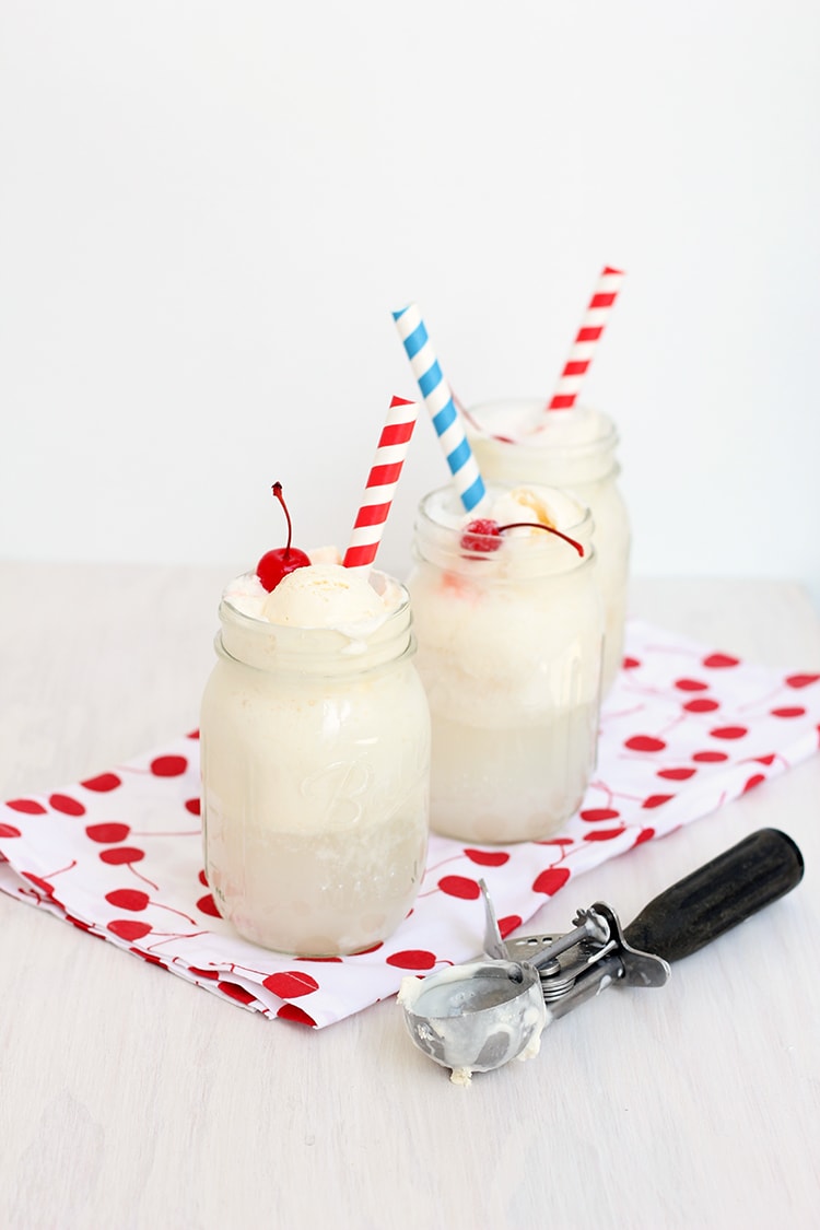 Boozy Cherry Vanilla Float