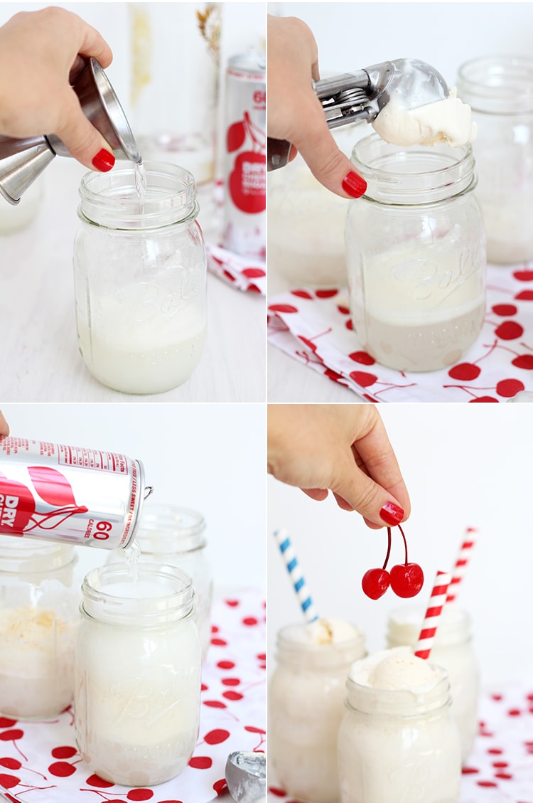 Boozy Cherry Vanilla Float