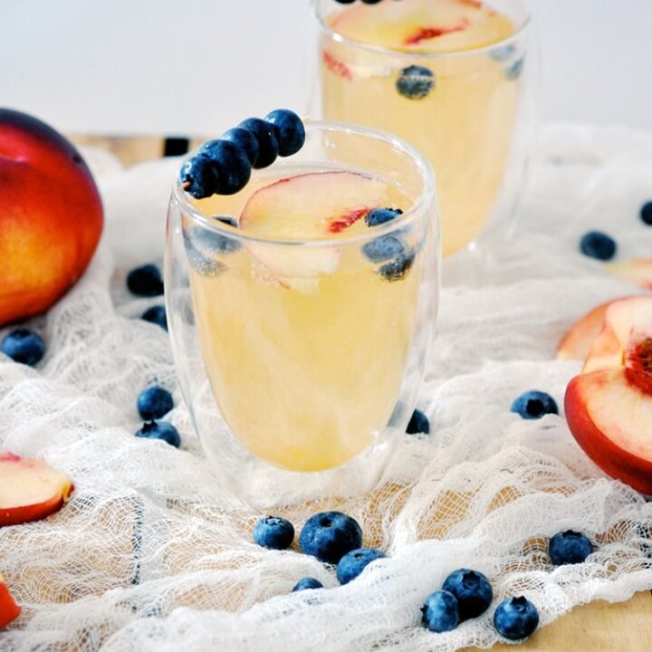 Peach Gin Fizz