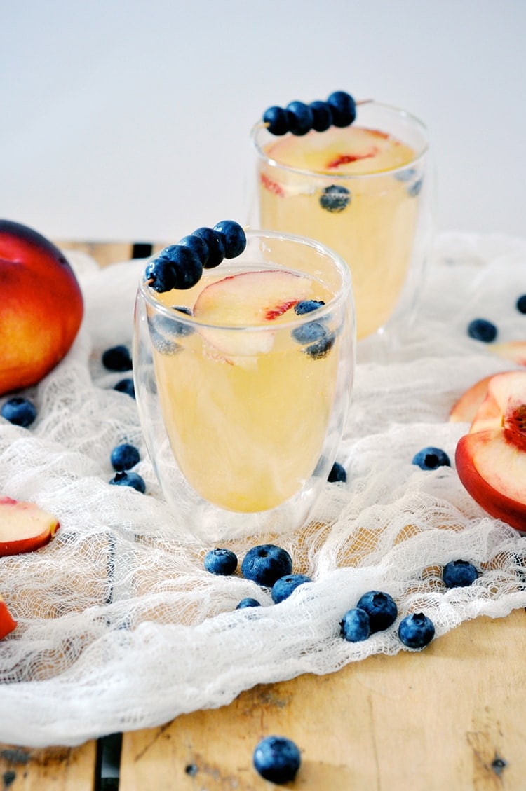 Peach Gin Fizz