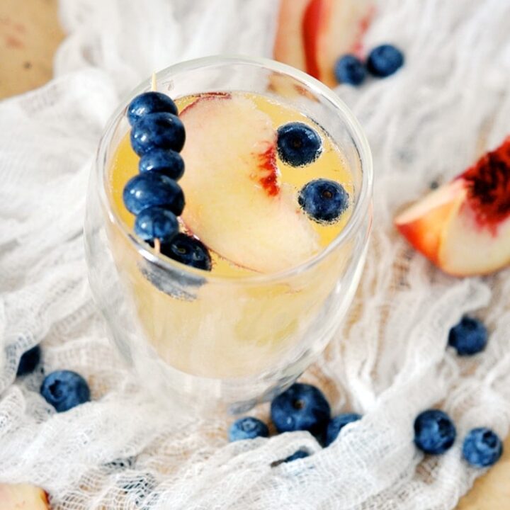 Peach Gin Fizz