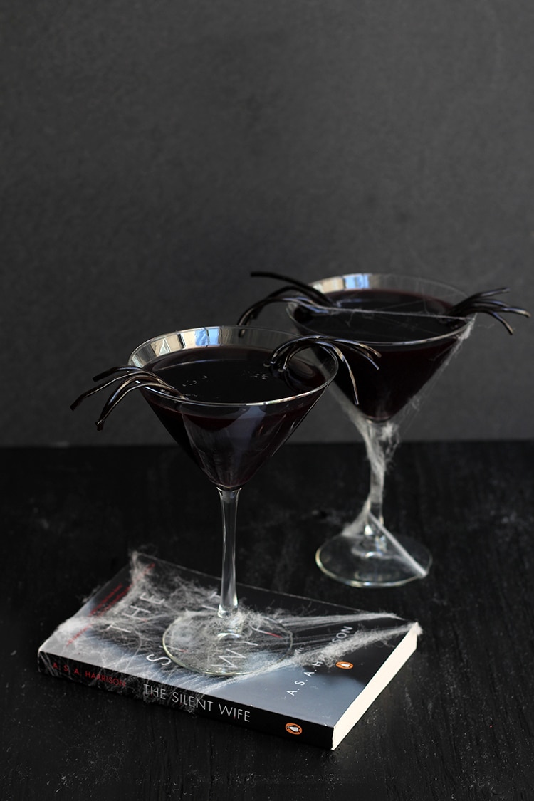 Black Licorice Widow Martini