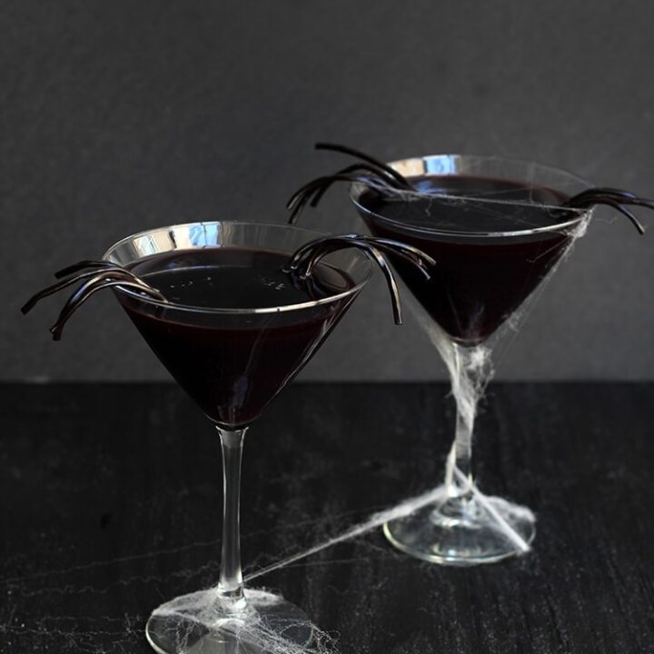 Black Licorice Widow Martini