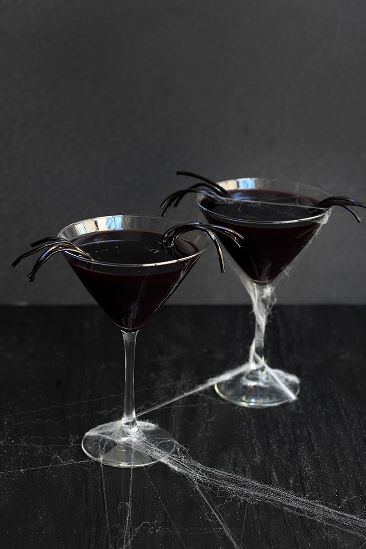 Black Licorice Widow Martini