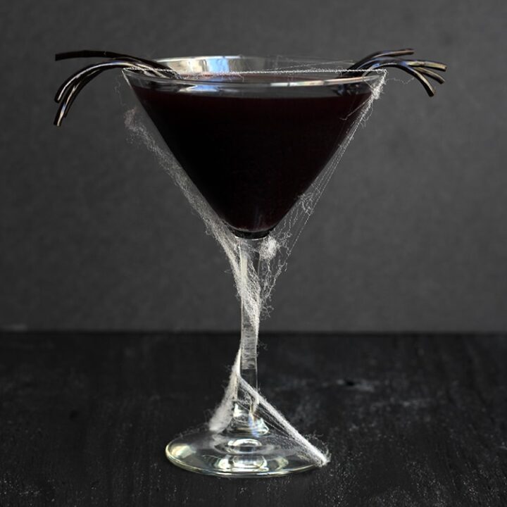 Black Licorice Widow Martini