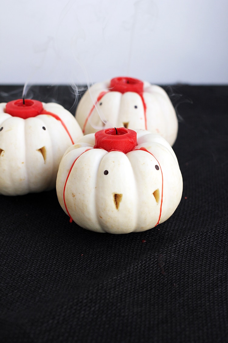 Vampire Pumpkin Candles