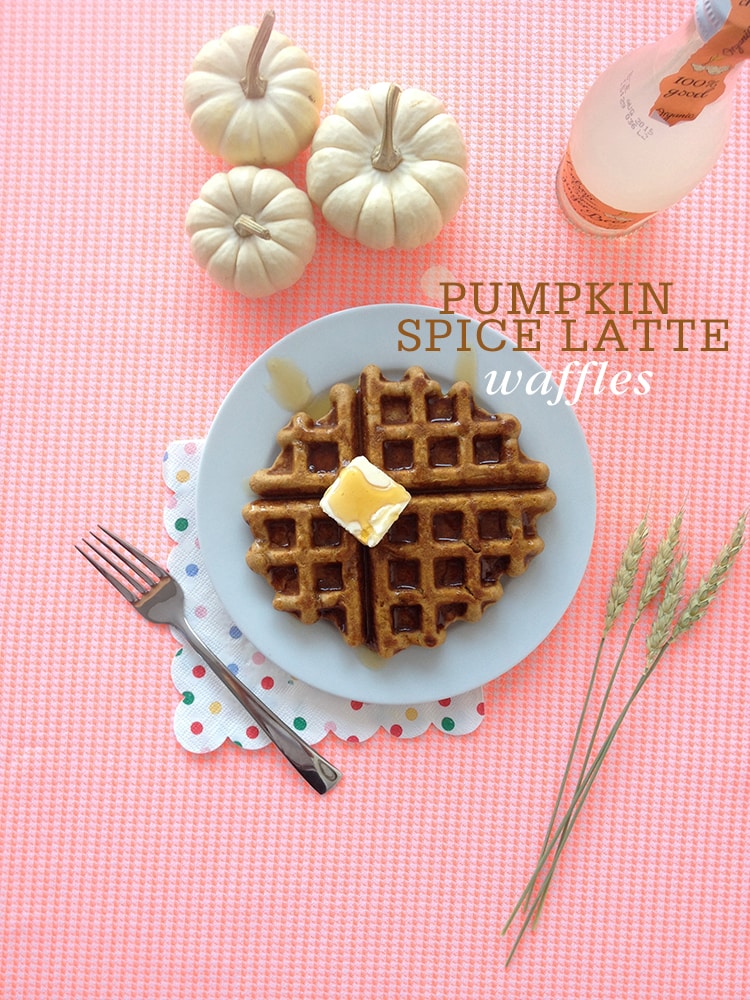 Pumpkin Spice Latte Waffles