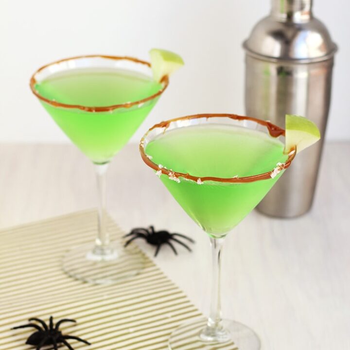 Salted Caramel Apple Martini