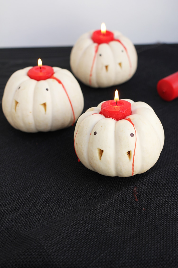 Vampire Pumpkin Candles