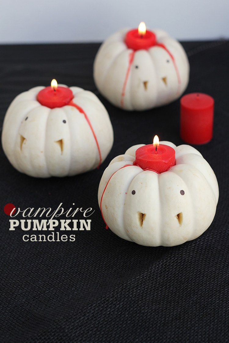 Vampire Pumpkin Candles