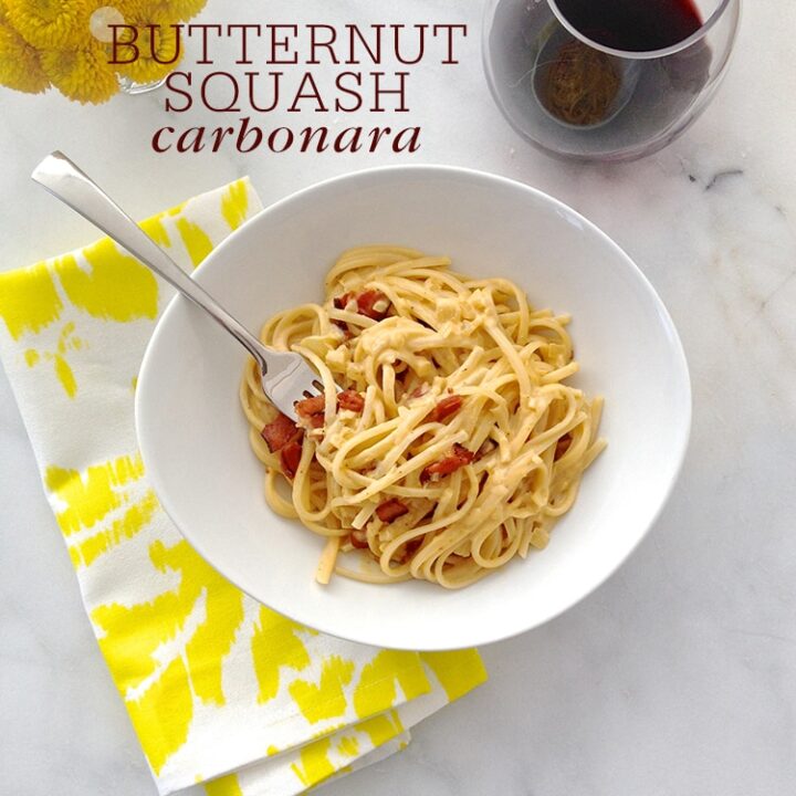 Butternut Squash Carbonara