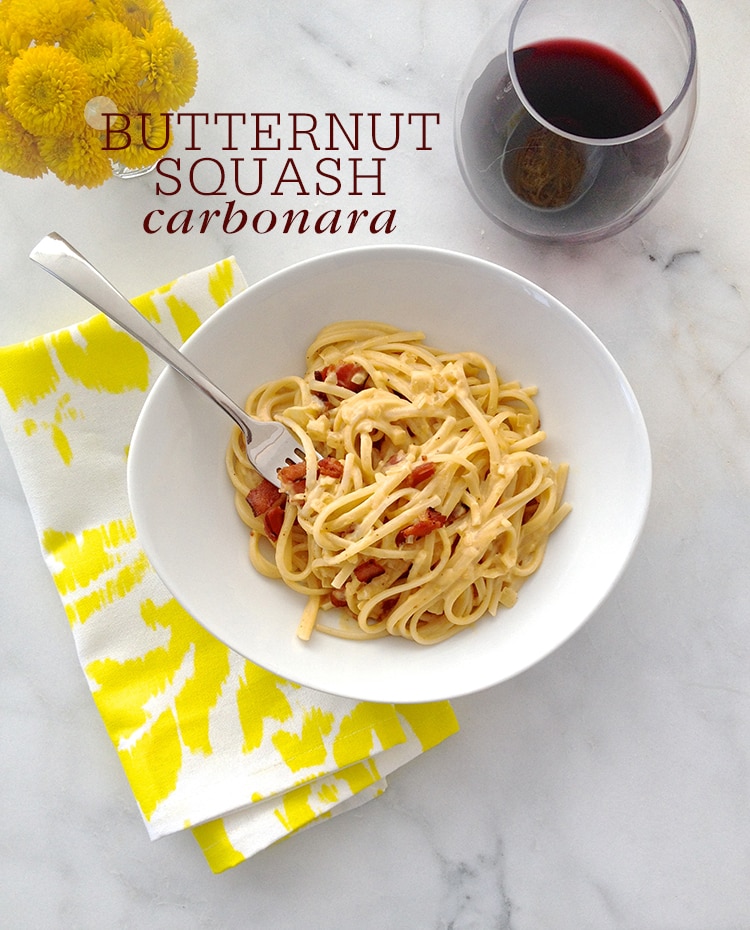 Butternut Squash Carbonara