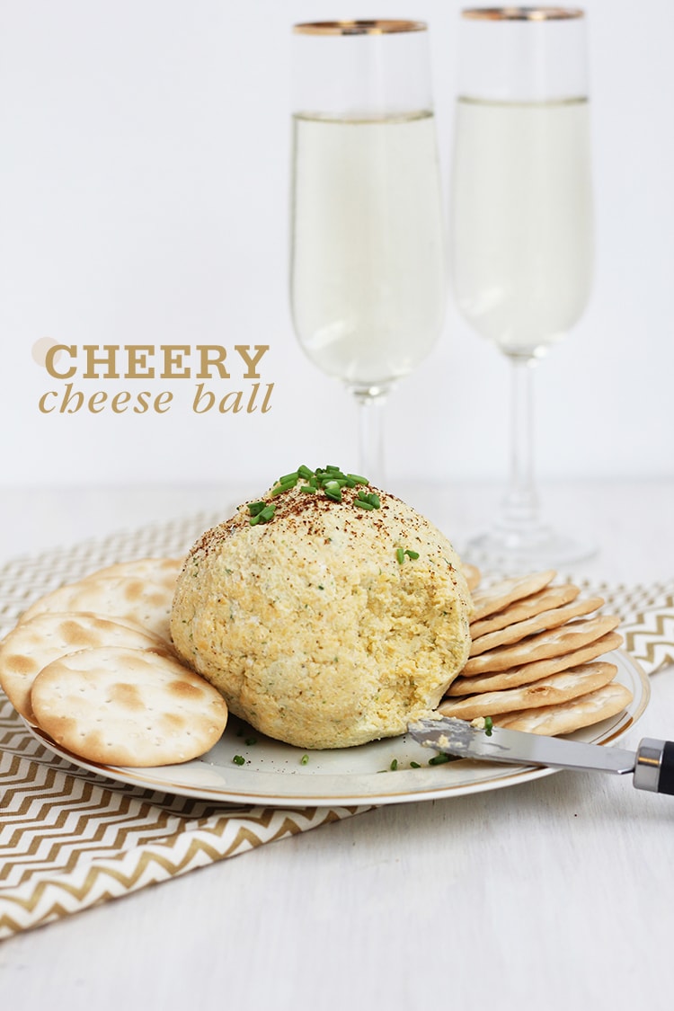 Cheery Cheddar Garlic Cheese Ball