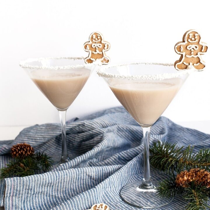 Frosted Gingerbread Martini