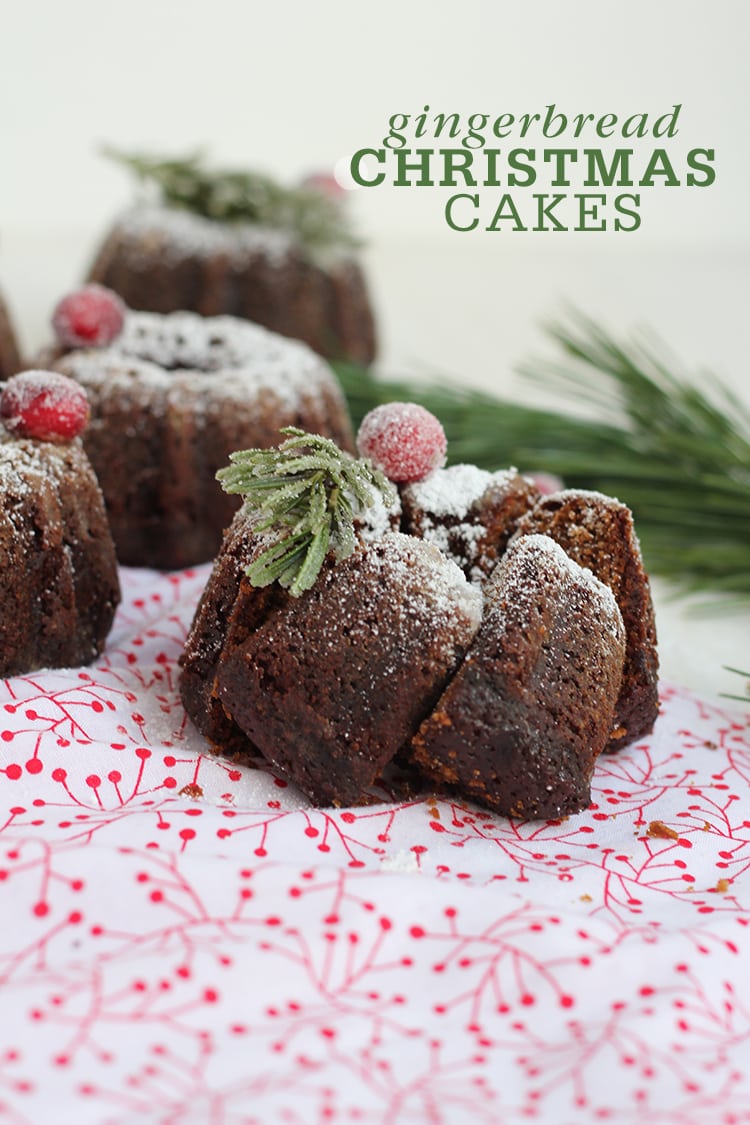 Gingerbread Christmas Cakes