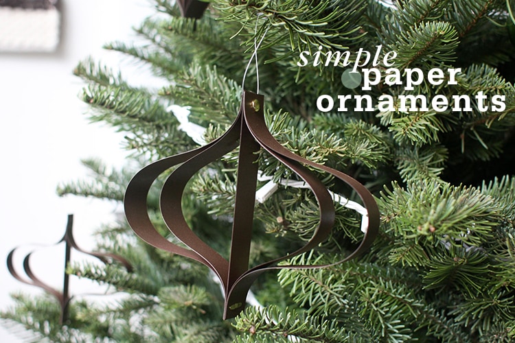How to Make Simple Paper Ornaments