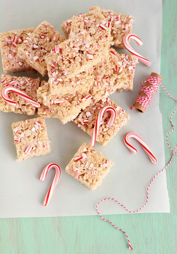 Peppermint White Chocolate Krispies