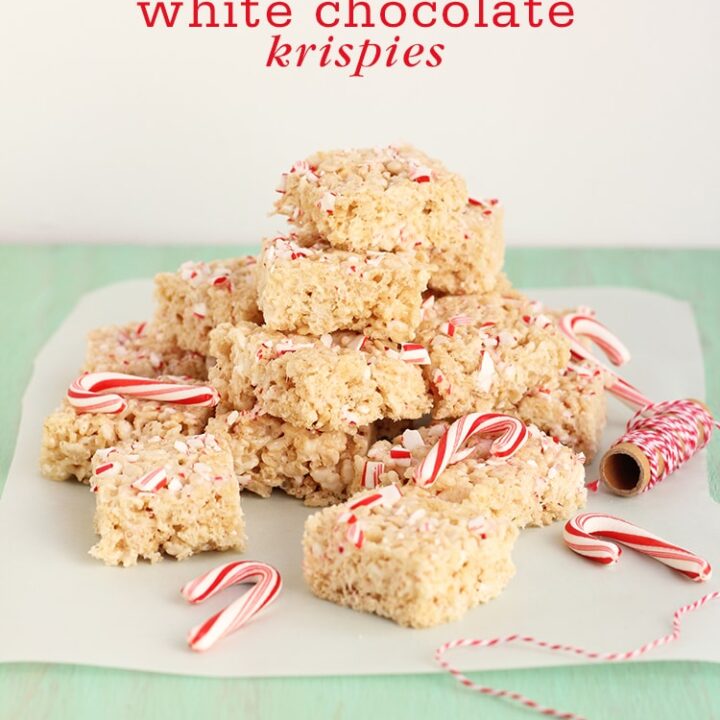 Peppermint White Chocolate Krispies