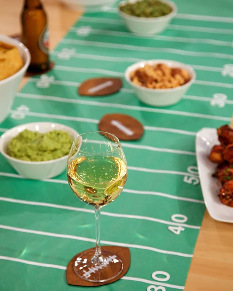 Super Bowl DIY Football Runner